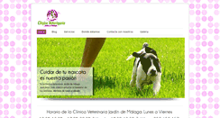 Desktop Screenshot of clinicaveterinariajardindemalaga.com